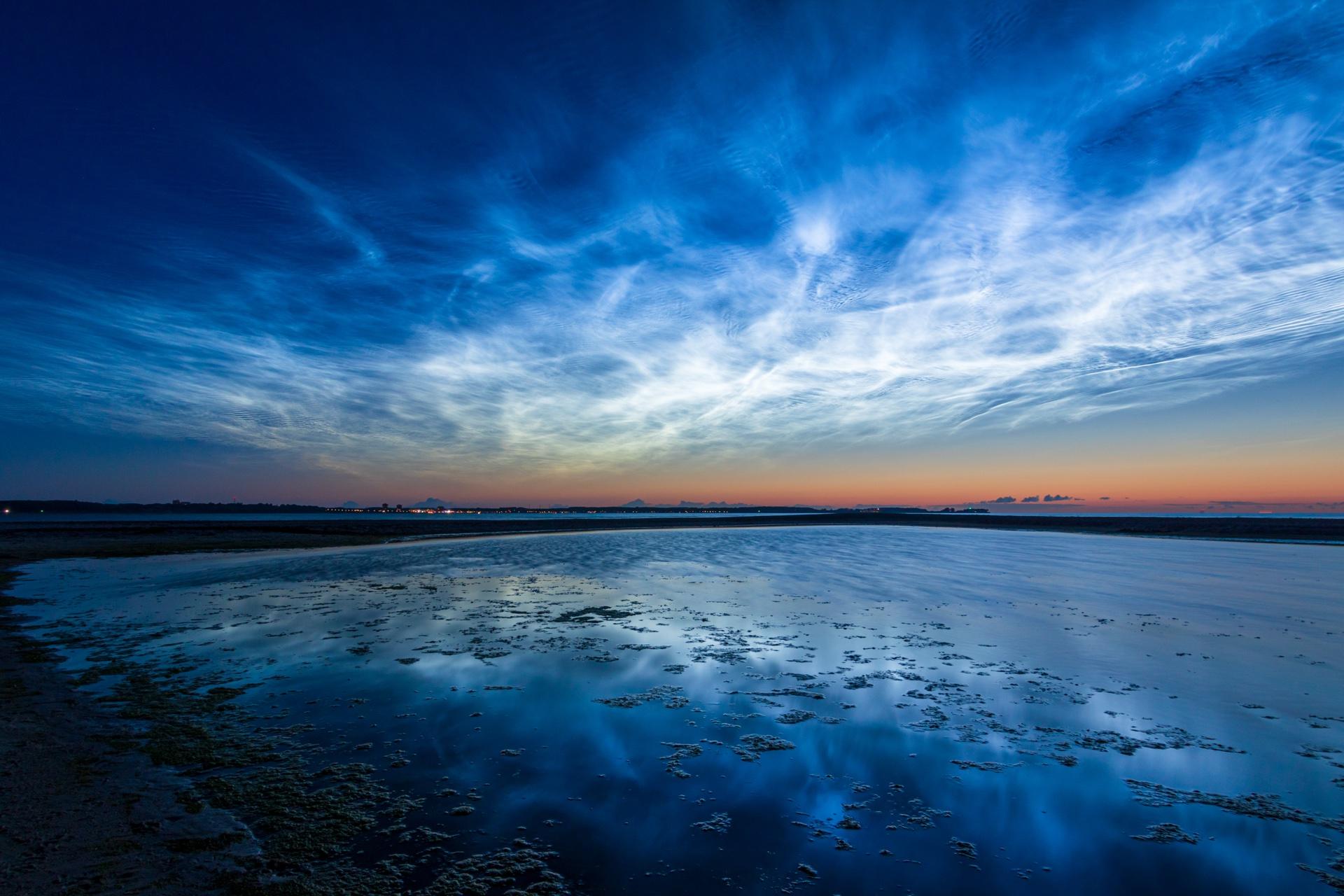 Noctilucent clouds clouds